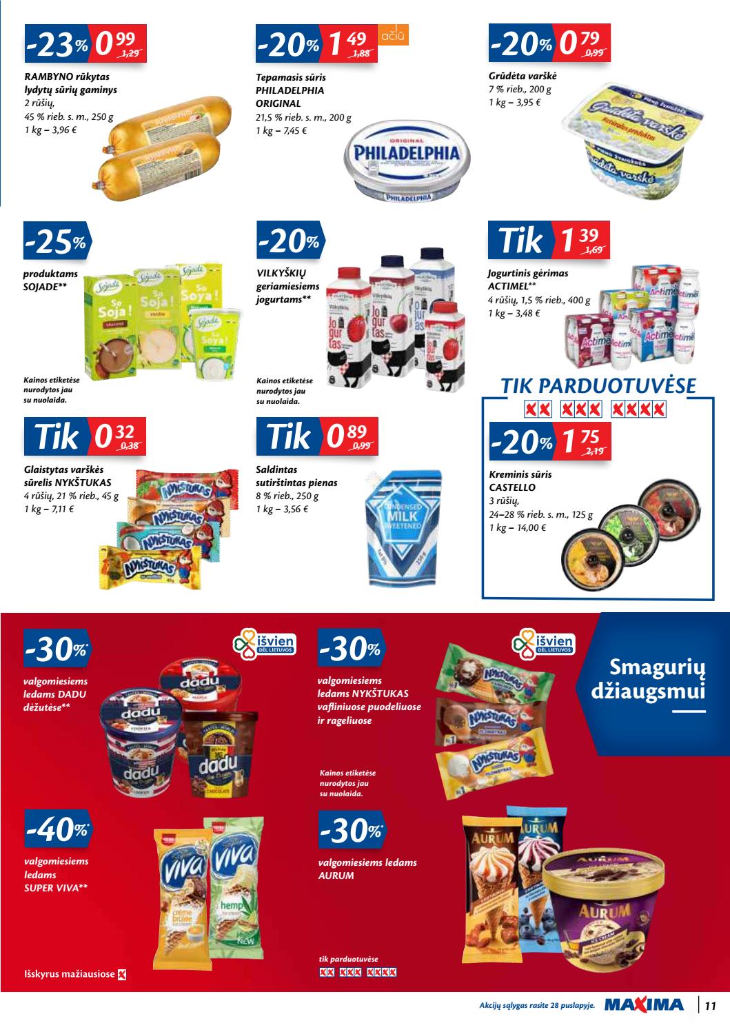 Maxima kaininis leidinys akcijos nuo 
  2020-11-03 iki 
  2020-11-09 | Leidinukas.lt puslapis 11