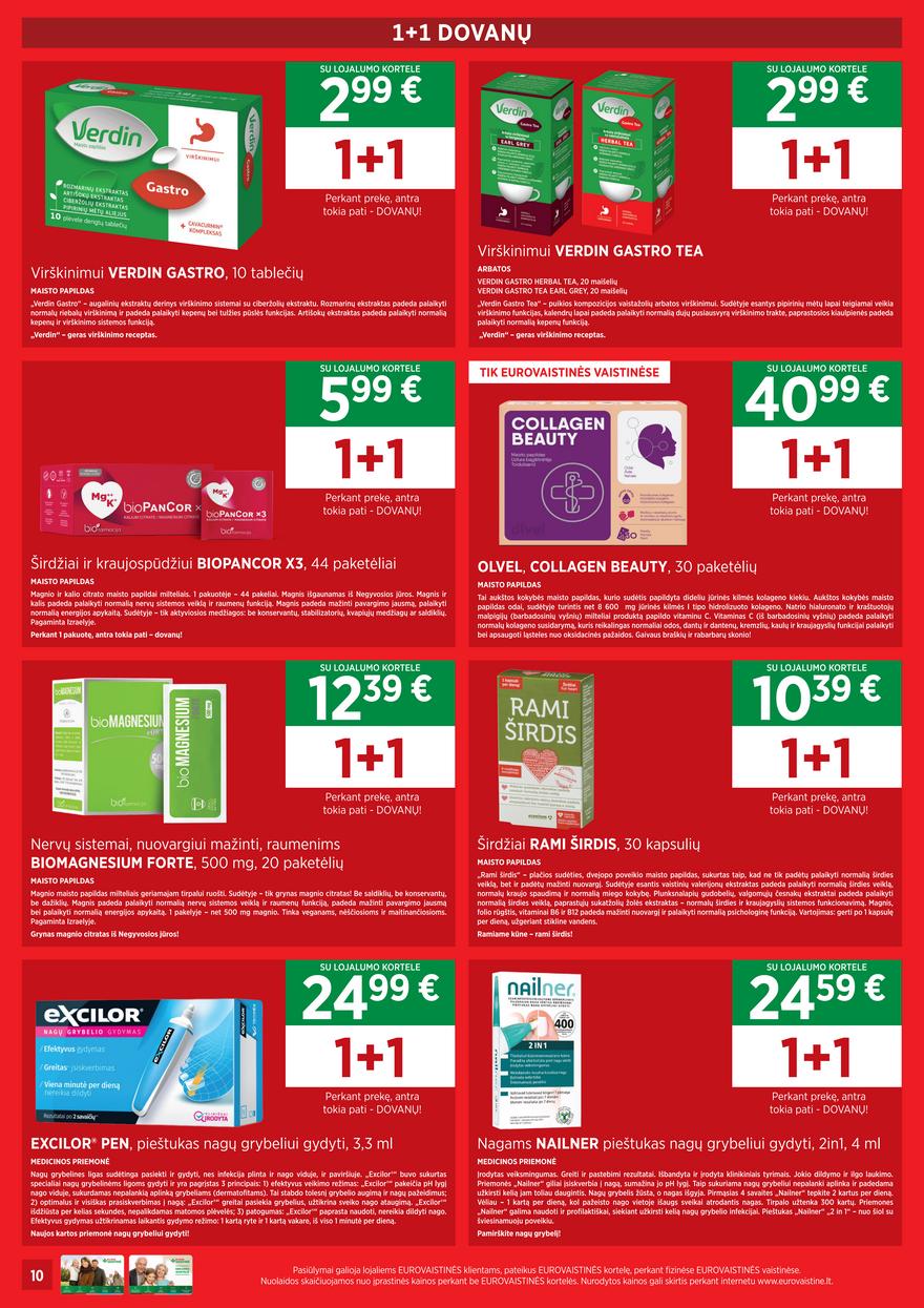 Euro vaistinė leidinys akcijos nuo 
  2022-07-01 iki 
  2022-07-31 | Leidinukas.lt puslapis 10