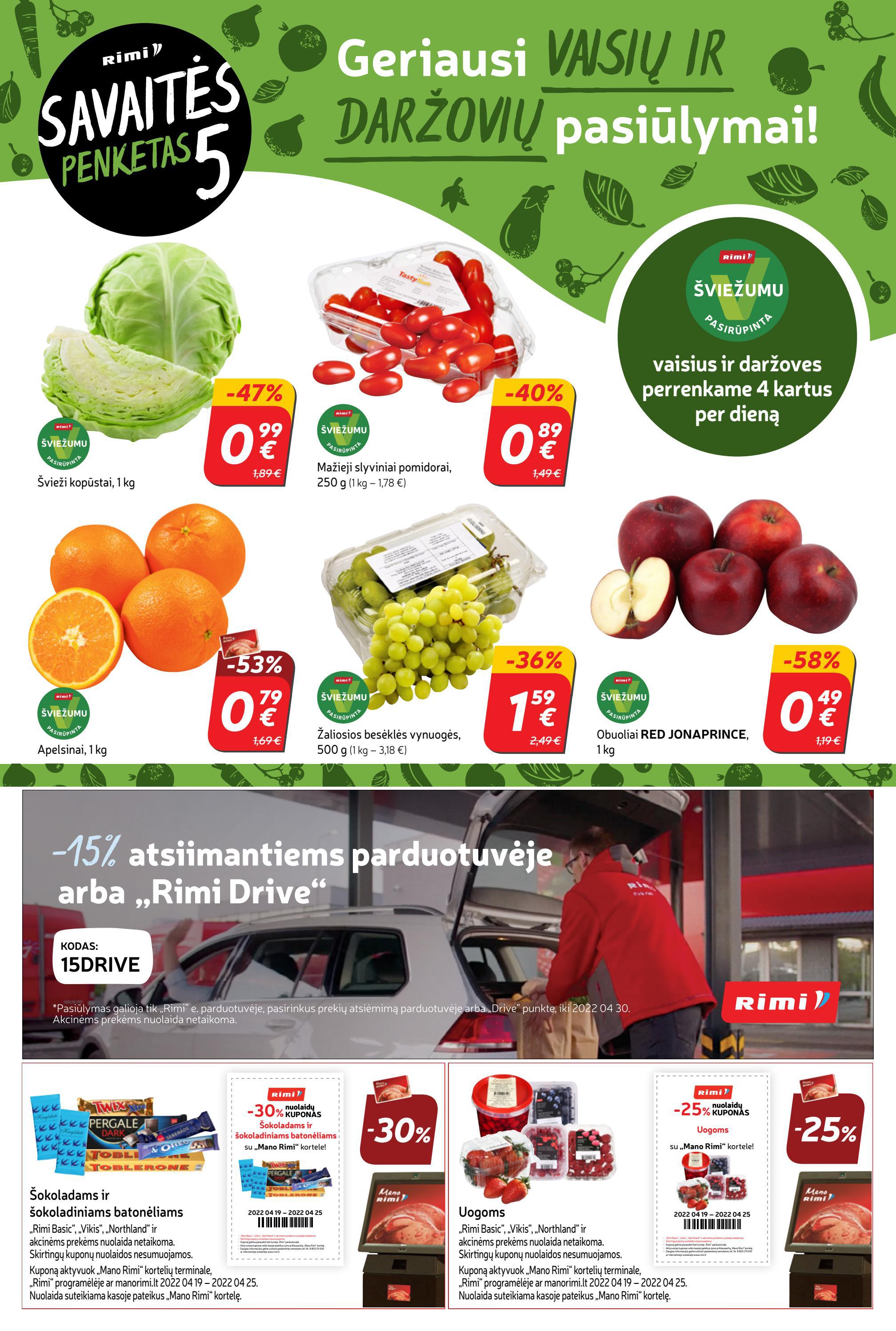 Rimi savaitinis leidinys akcijos nuo 
  2022-04-19 iki 
  2022-04-25 | Leidinukas.lt puslapis 22
