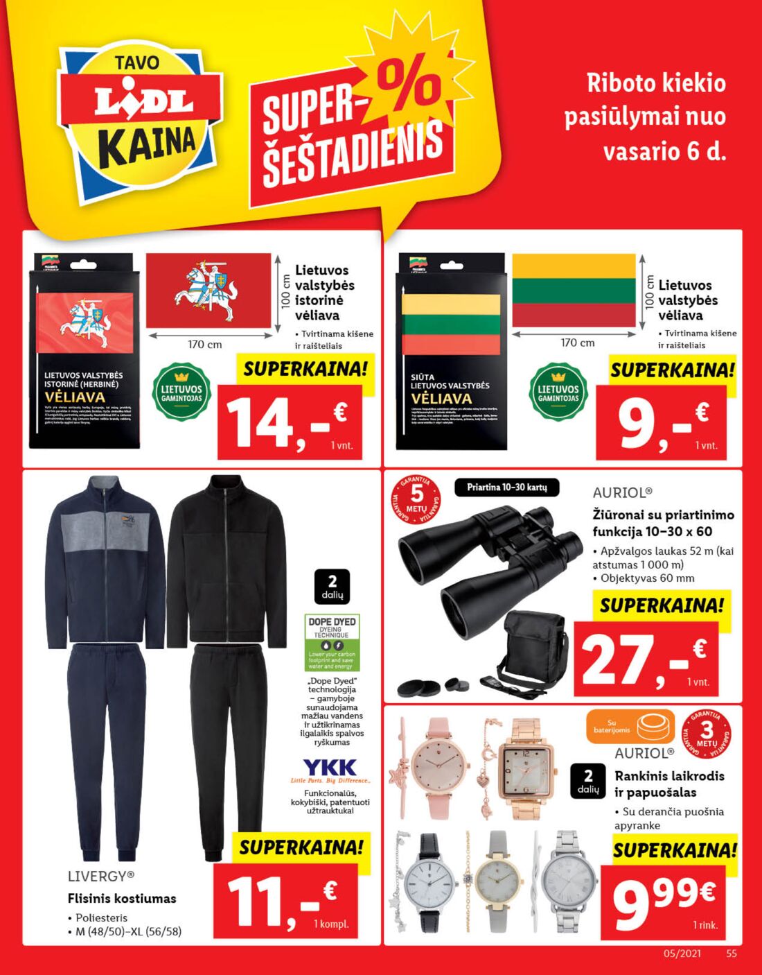 Lidl savaitinis leidinys akcijos nuo 
  2021-02-01 iki 
  2021-02-07 | Leidinukas.lt puslapis 55