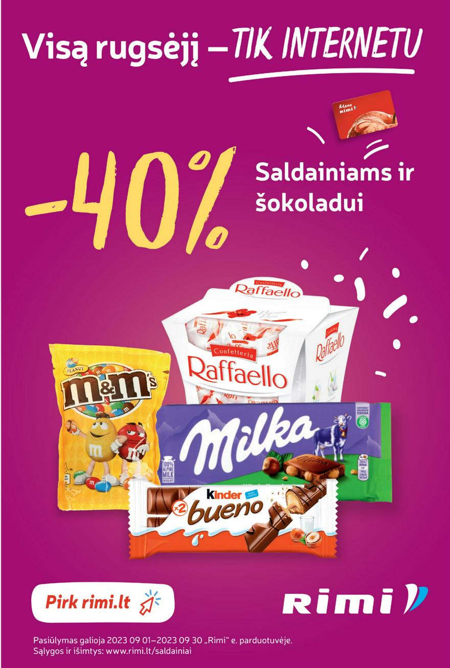 Rimi savaitinis leidinys akcijos nuo 
  2023-09-05 iki 
  2023-09-11 | Leidinukas.lt puslapis 17