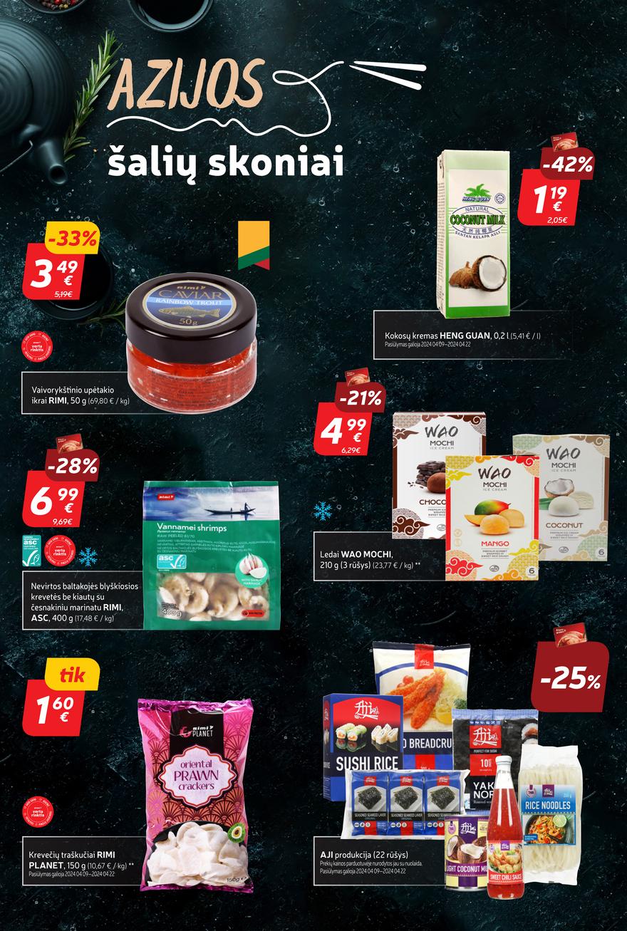 Rimi savaitinis leidinys akcijos nuo 
  2024-04-16 iki 
  2024-04-22 | Leidinukas.lt puslapis 4