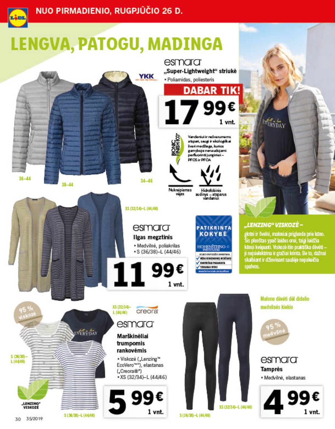 Lidl savaitinis leidinys akcijos nuo 
  2019-08-26 iki 
  2019-09-01 | Leidinukas.lt puslapis 30