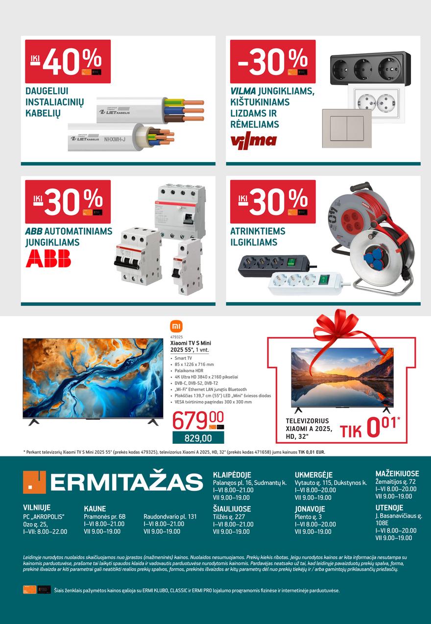 Ermitažas leidinys akcijos nuo 
  2025-03-03 iki 
  2025-03-31 | Leidinukas.lt puslapis 47