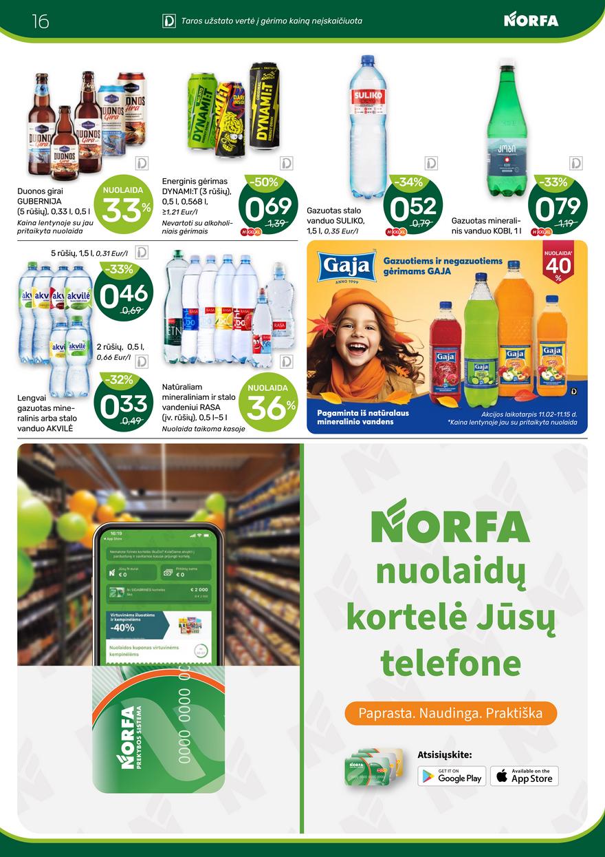 Norfos kaininis leidinys akcijos nuo 
  2023-11-02 iki 
  2023-11-15 | Leidinukas.lt puslapis 16