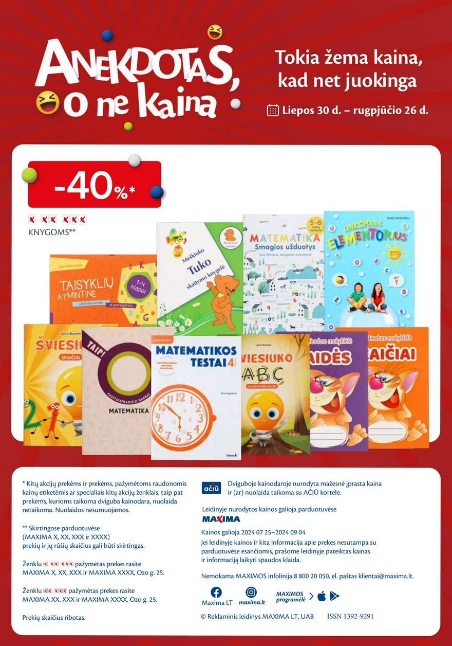 Maxima leidinys akcijos nuo 
  2024-07-25 iki 
  2024-09-04 | Leidinukas.lt puslapis 52