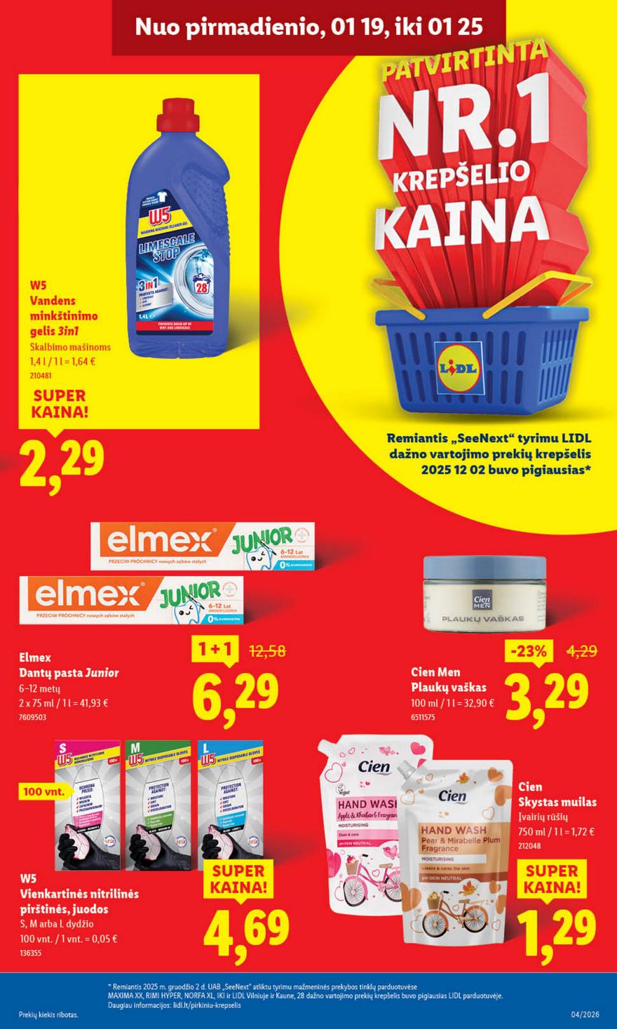 Lidl naujas leidinys akcijos nuo 
  2026-01-19 iki 
  2026-01-25 | Leidinukas.lt puslapis 29
