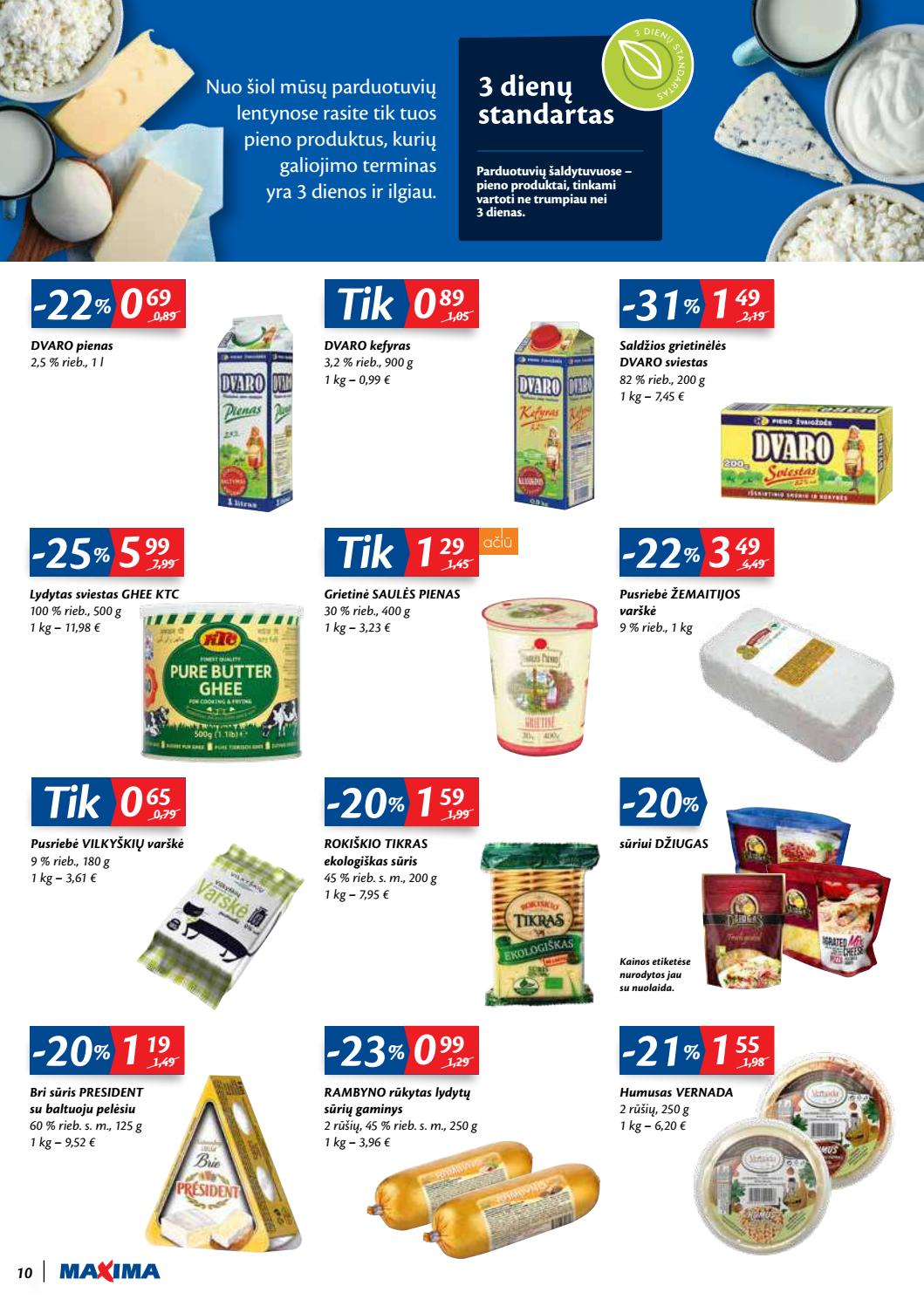 Maxima kaininis leidinys akcijos nuo 
  2020-09-29 iki 
  2020-10-05 | Leidinukas.lt puslapis 10