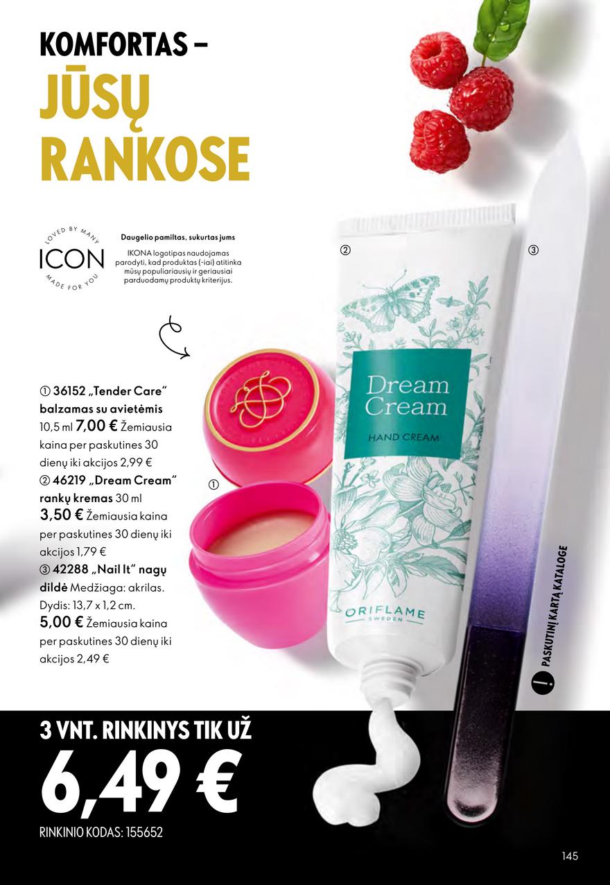 Oriflame katalogas akcijos nuo 
  2026-04-01 iki 
  2026-04-21 | Leidinukas.lt puslapis 145