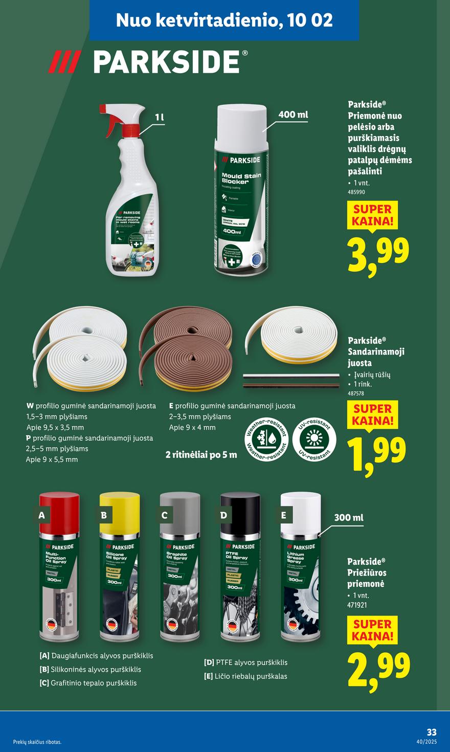 Lidl leidinys akcijos nuo 
  2025-09-29 iki 
  2025-10-05 | Leidinukas.lt puslapis 33