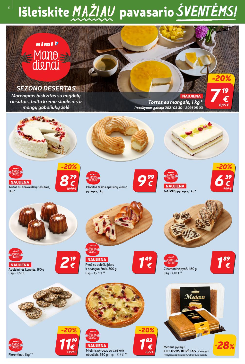 Rimi savaitinis leidinys akcijos nuo 
  2021-03-30 iki 
  2021-04-05 | Leidinukas.lt puslapis 8