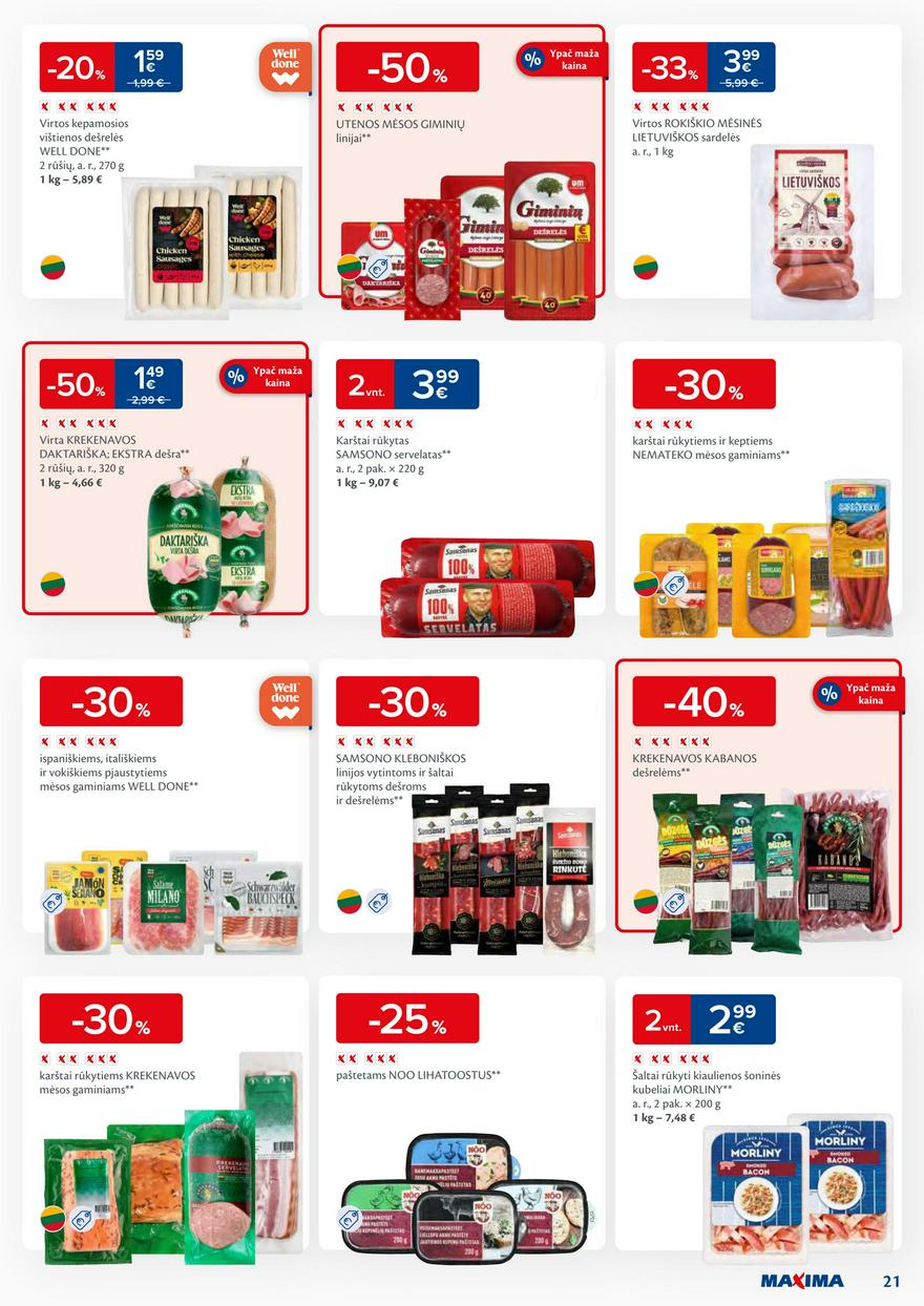Maxima leidinys akcijos nuo 
  2024-05-28 iki 
  2024-06-03 | Leidinukas.lt puslapis 21