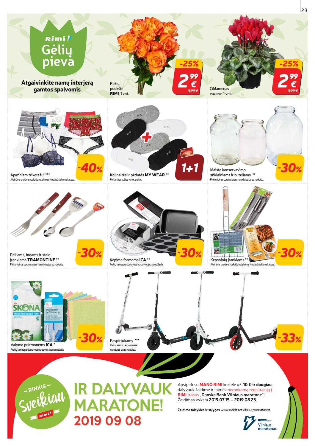 Rimi savaitinis leidinys akcijos nuo 
  2019-07-16 iki 
  2019-07-22 | Leidinukas.lt puslapis 23