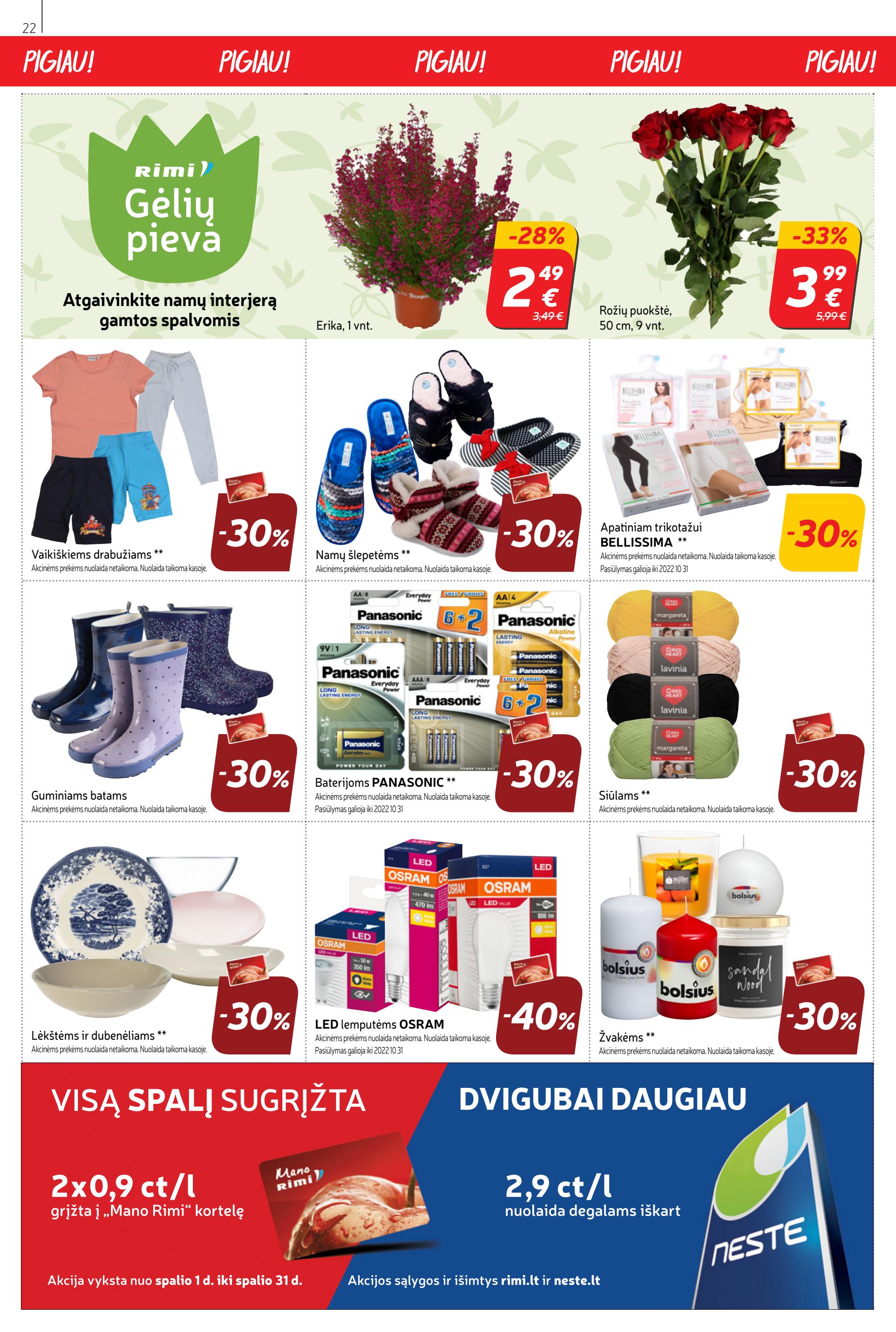Rimi savaitinis leidinys akcijos nuo 
  2022-10-11 iki 
  2022-10-17 | Leidinukas.lt puslapis 22