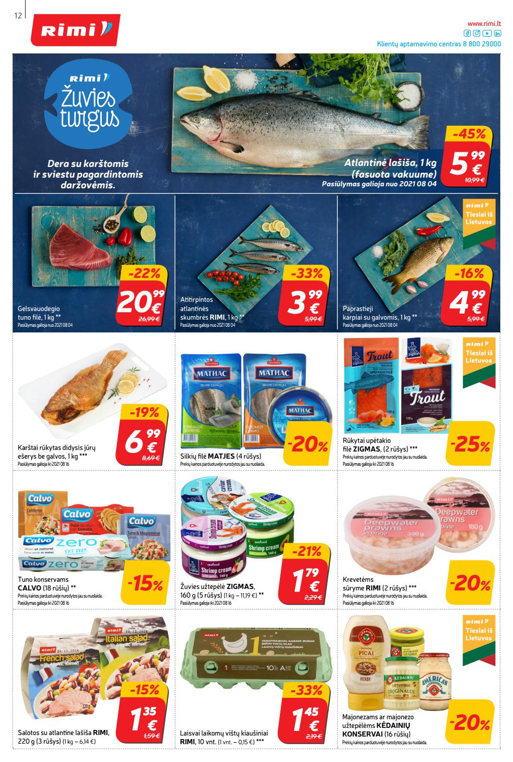 Rimi savaitinis leidinys akcijos nuo 
  2021-08-03 iki 
  2021-08-09 | Leidinukas.lt puslapis 12