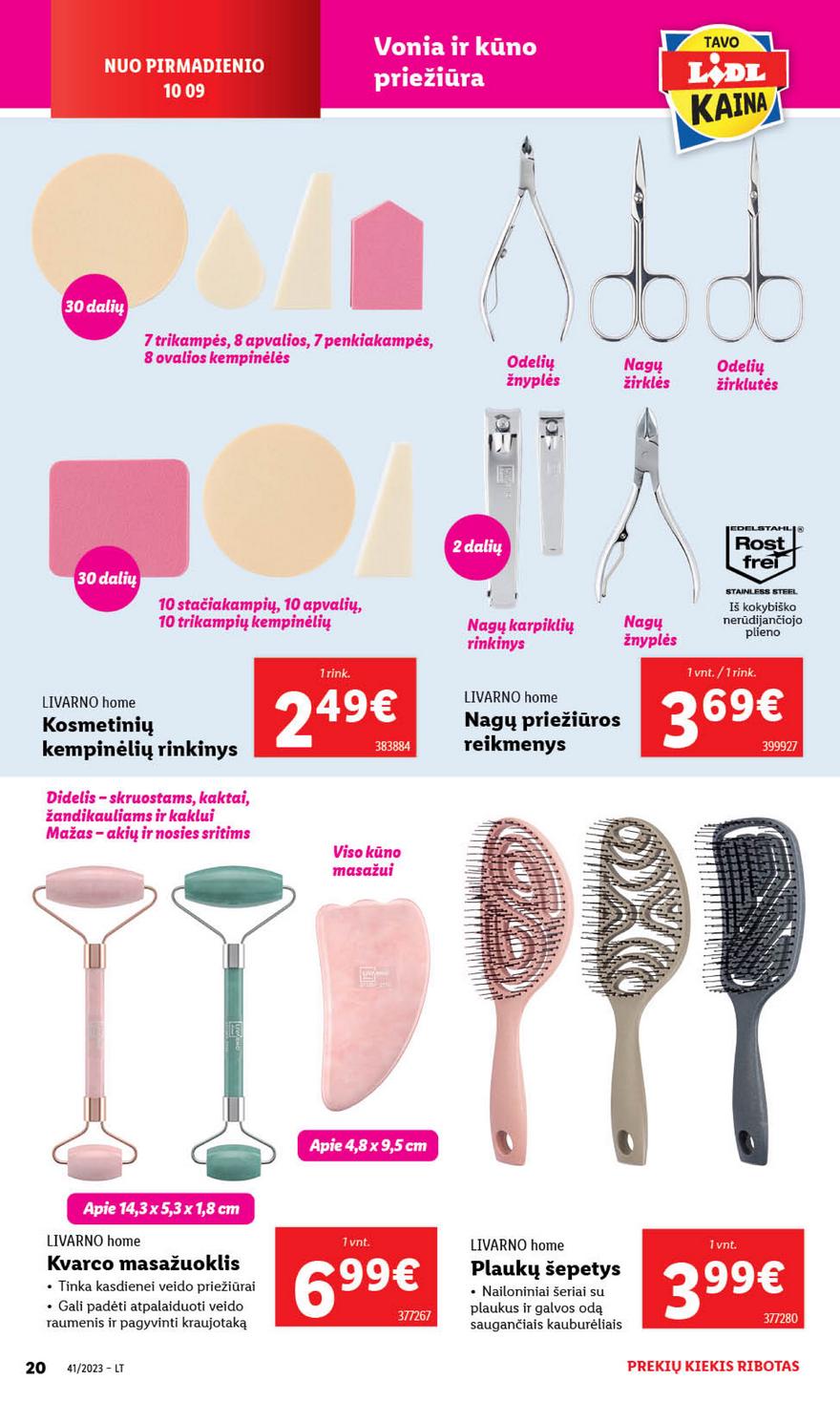 Ldil ne maisto prekių pasiūlymai akcijos nuo 
  2023-10-09 iki 
  2023-10-15 | Leidinukas.lt puslapis 20