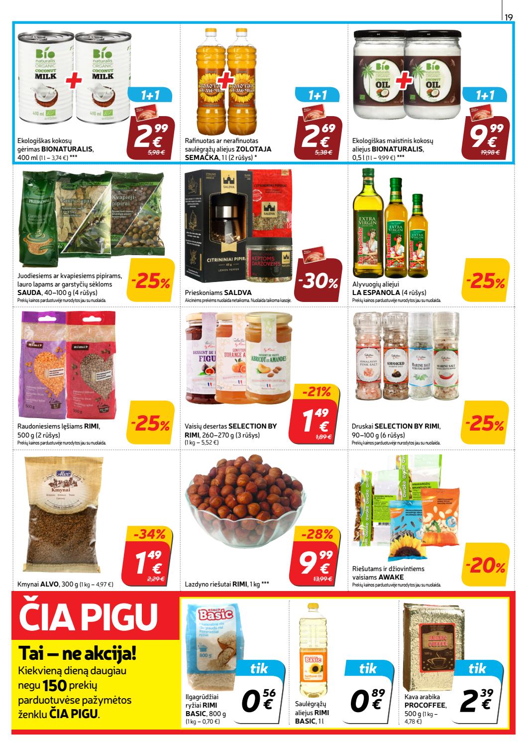 Rimi savaitinis leidinys akcijos nuo 
  2019-07-02 iki 
  2019-07-08 | Leidinukas.lt puslapis 19