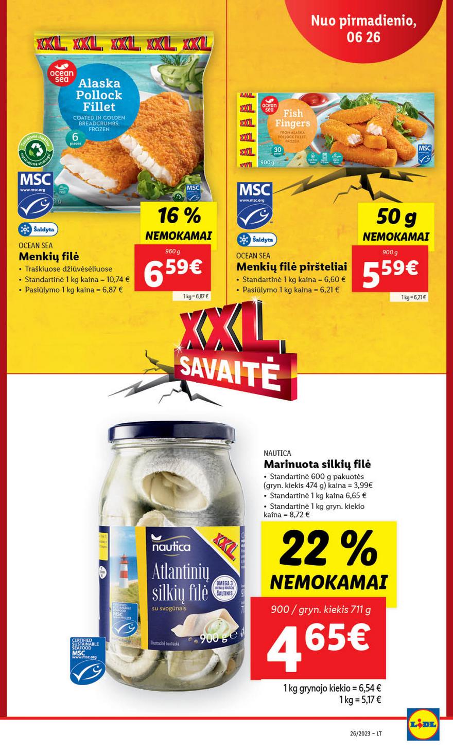 Lidl maisto prekių pasiūlymai akcijos nuo 
  2023-06-26 iki 
  2023-07-02 | Leidinukas.lt puslapis 26