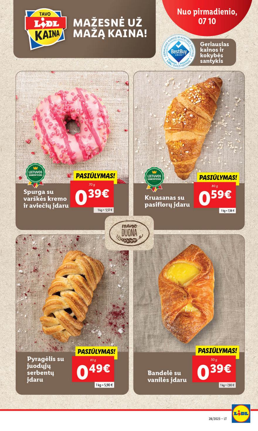Lidl pasiūlymai akcijos nuo 
  2023-07-10 iki 
  2023-07-16 | Leidinukas.lt puslapis 15