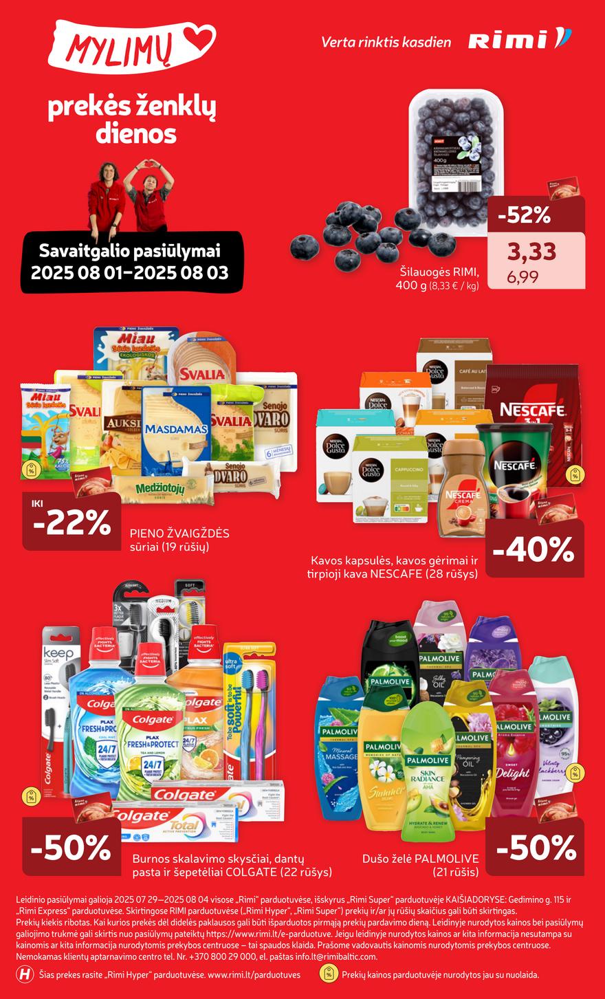 Rimi savaitinis leidinys  akcijos nuo 
  2025-07-29 iki 
  2025-08-04 | Leidinukas.lt puslapis 37
