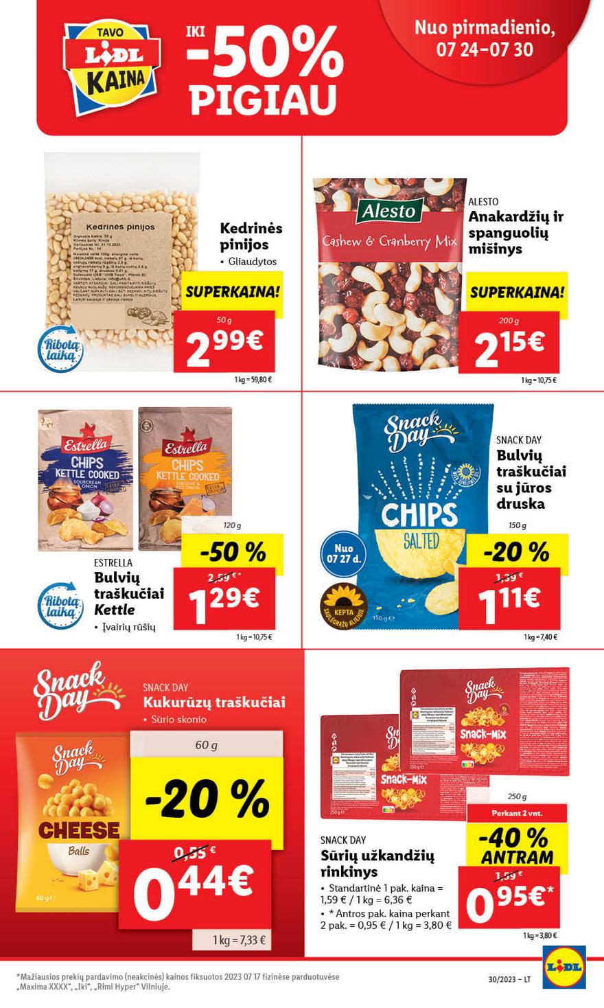 Lidl pasiūlymai akcijos nuo 
  2023-07-24 iki 
  2023-07-30 | Leidinukas.lt puslapis 41