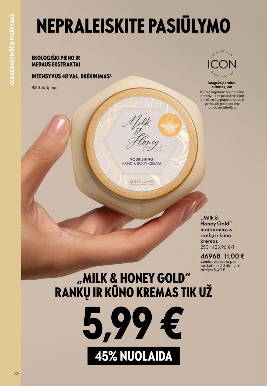 Oriflame katalogas akcijos nuo 
  2026-04-22 iki 
  2026-05-12 | Leidinukas.lt puslapis 32
