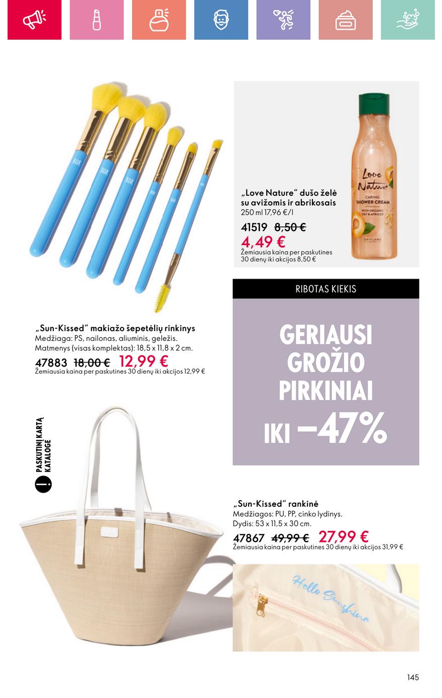 Oriflame katalogas akcijos nuo 
  2025-08-03 iki 
  2025-08-23 | Leidinukas.lt puslapis 145