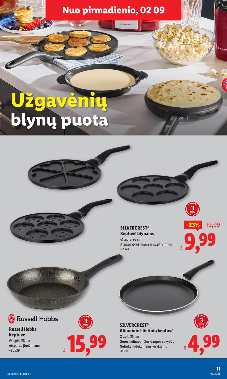 Lidl leidinys naujas akcijos nuo 
  2026-02-09 iki 
  2026-02-15 | Leidinukas.lt puslapis 11