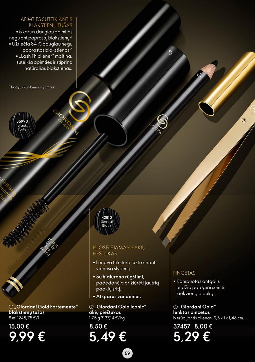Oriflame katalogas akcijos nuo 
  2023-03-15 iki 
  2023-04-04 | Leidinukas.lt puslapis 59