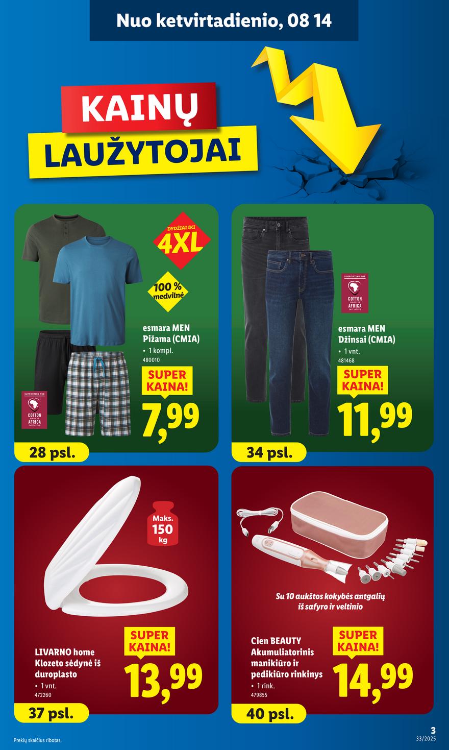 Lidl leidinys akcijos nuo 
  2025-08-11 iki 
  2025-08-17 | Leidinukas.lt puslapis 3