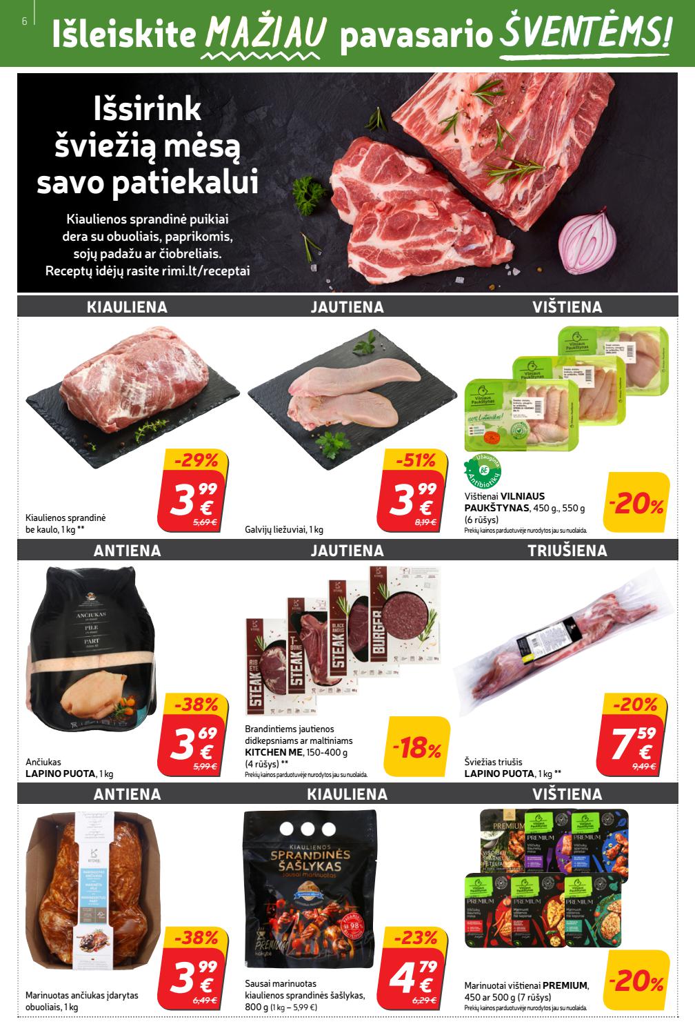 Rimi savaitinis leidinys akcijos nuo 
  2021-03-30 iki 
  2021-04-05 | Leidinukas.lt puslapis 6
