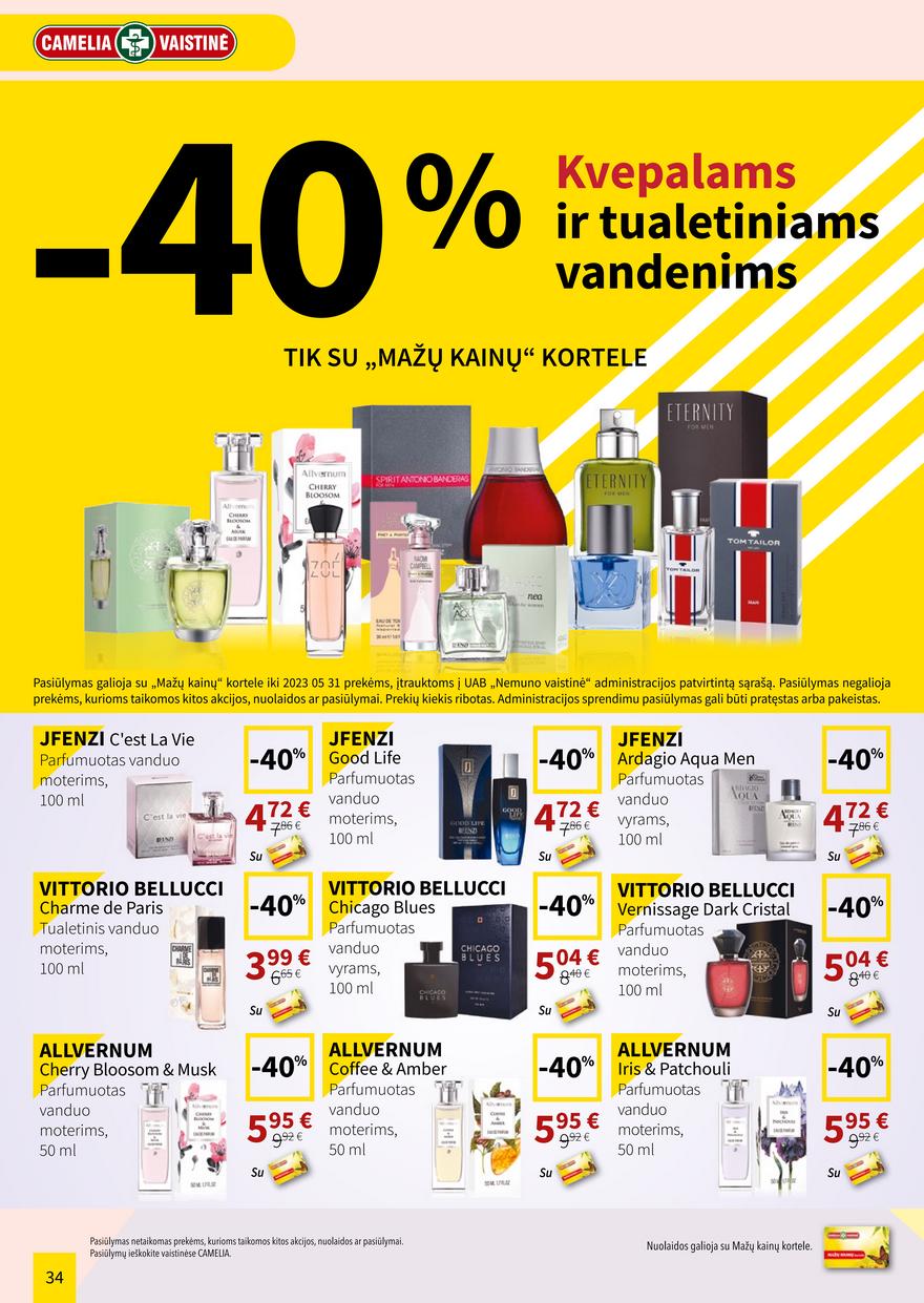 Camelia gegužės leidinys akcijos nuo 
  2023-05-01 iki 
  2023-05-31 | Leidinukas.lt puslapis 34