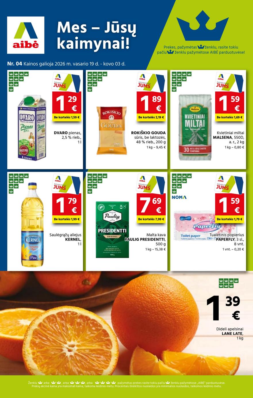Aibė leidinys akcijos nuo 
  2026-02-19 iki 
  2026-03-03 | Leidinukas.lt puslapis 1