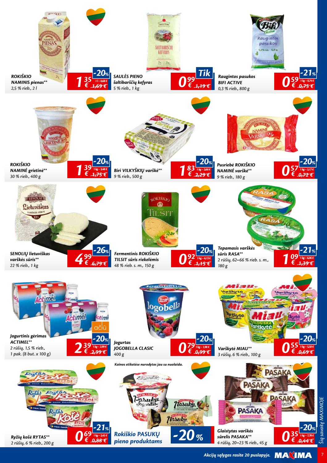 Maxima kaininis leidinys akcijos nuo 
  2019-06-11 iki 
  2019-06-17 | Leidinukas.lt puslapis 7