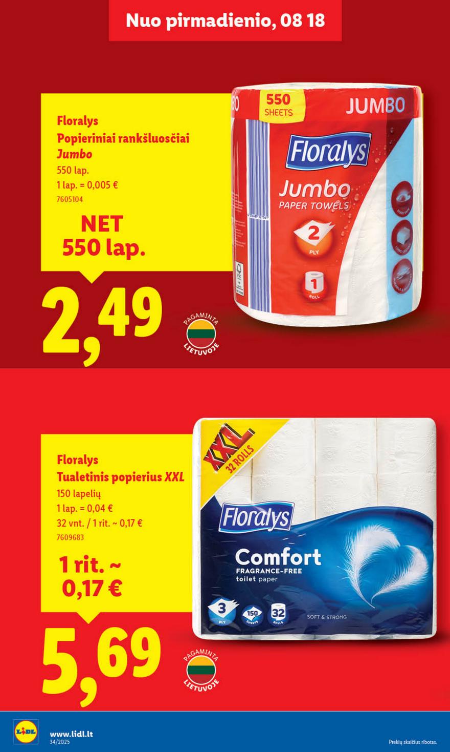 Lidl savaitinis leidinys akcijos nuo 
  2025-08-18 iki 
  2025-08-24 | Leidinukas.lt puslapis 36