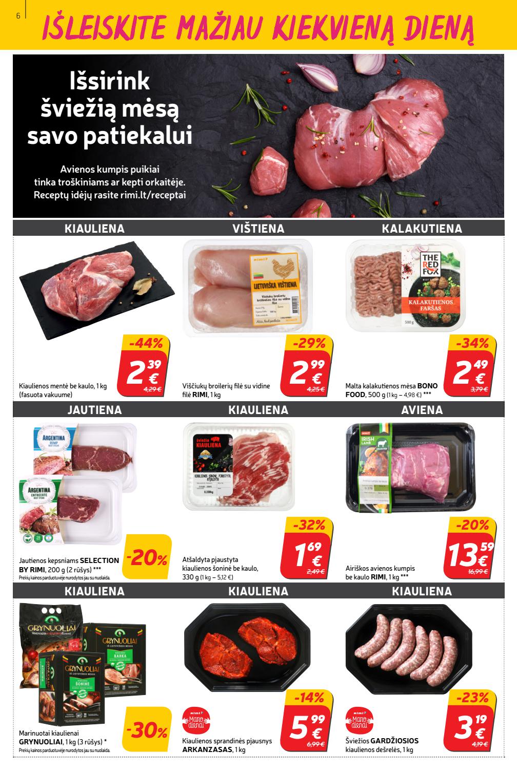 Rimi savaitinis leidinys akcijos nuo 
  2021-02-17 iki 
  2021-02-22 | Leidinukas.lt puslapis 6