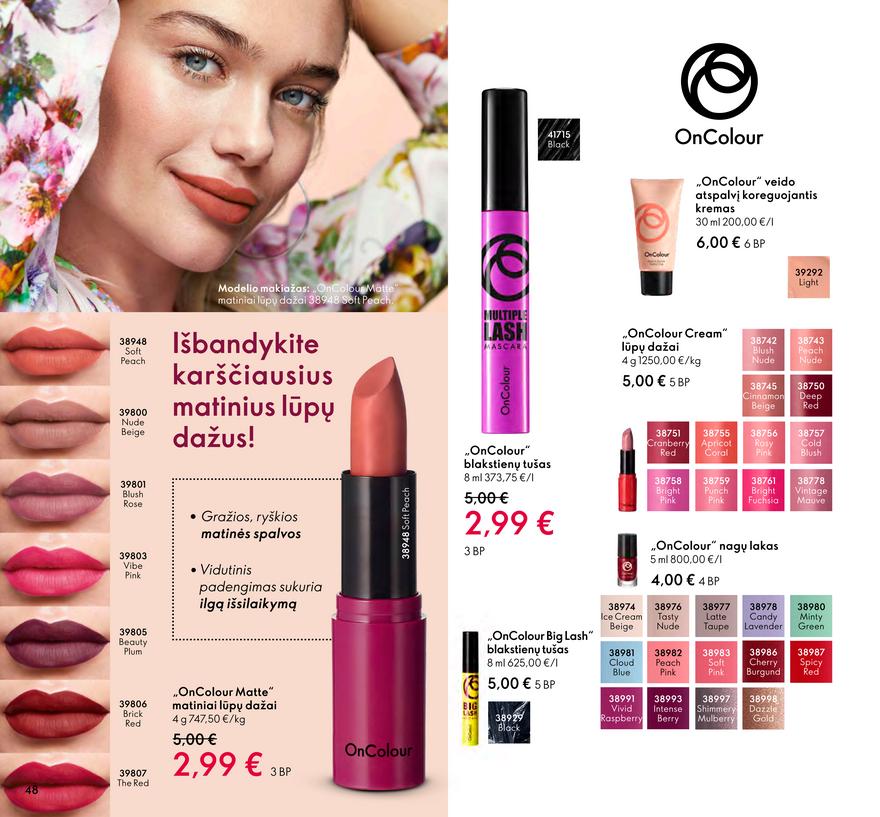Oriflame katalogas akcijos nuo 
  2022-03-01 iki 
  2022-03-31 | Leidinukas.lt puslapis 48