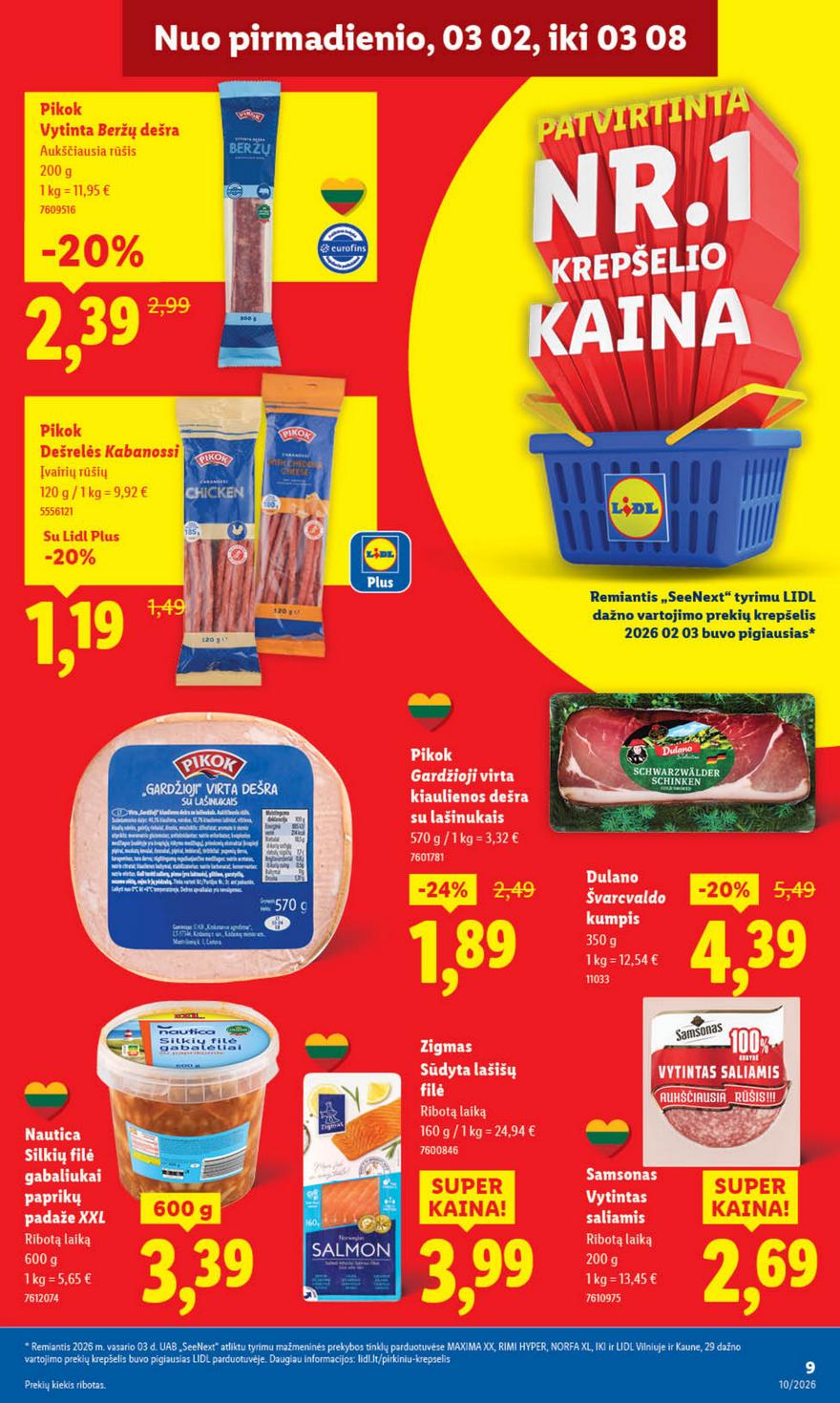 Lidl leidinys akcijos nuo 
  2026-03-02 iki 
  2026-03-08 | Leidinukas.lt puslapis 9