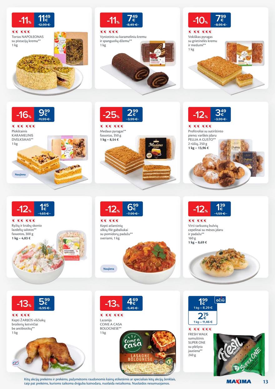 Maxima savaitinis leidinys 42 akcijos nuo
2024-10-15 iki
2024-10-21 | Leidinukas.lt puslapis 13