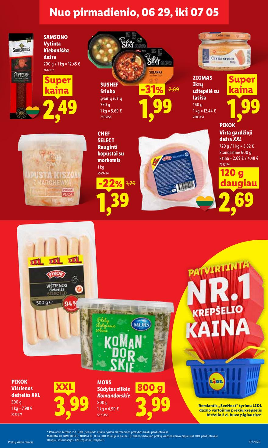 Lidl leidinys akcijos nuo 
  2026-06-29 iki 
  2026-07-05 | Leidinukas.lt puslapis 11