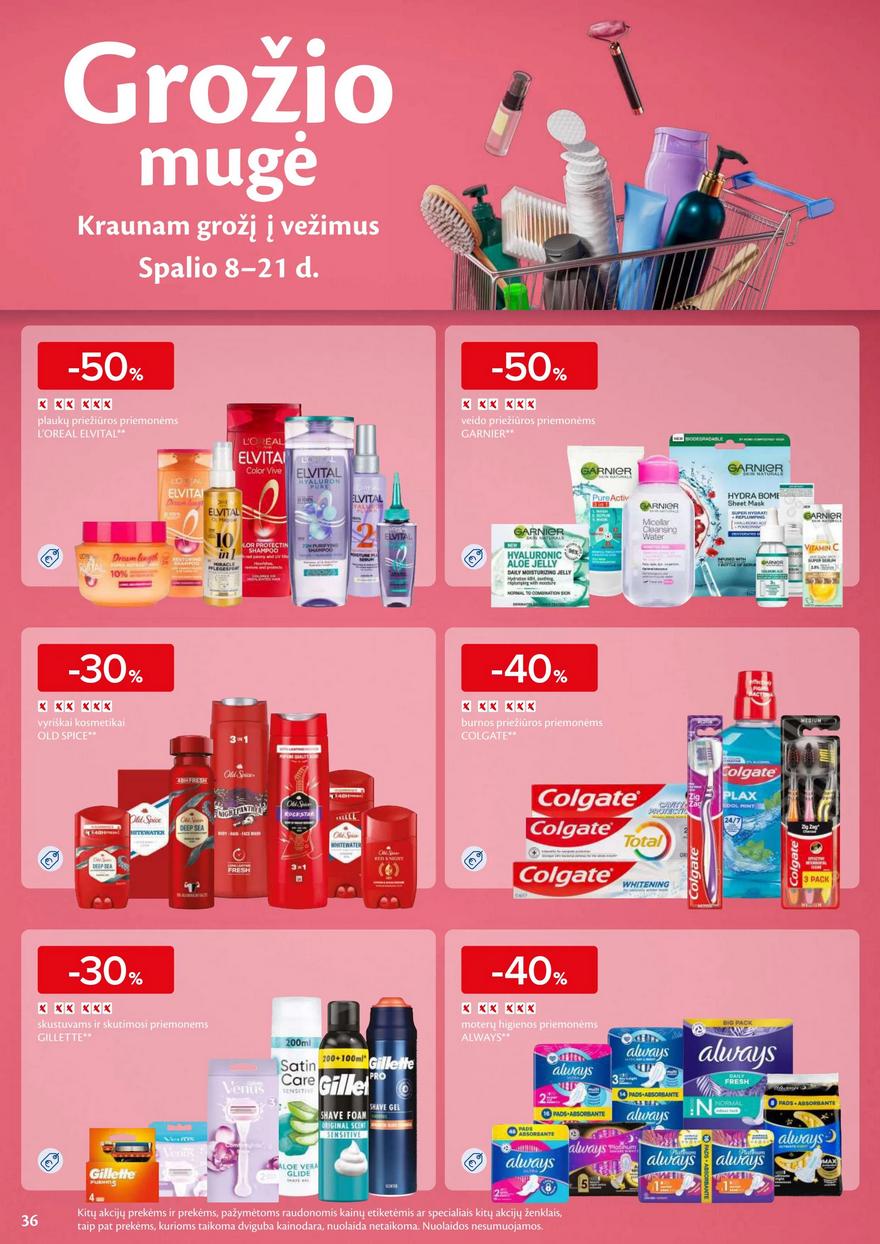 Maxima savaitinis leidinys 42 akcijos nuo
2024-10-15 iki
2024-10-21 | Leidinukas.lt puslapis 36