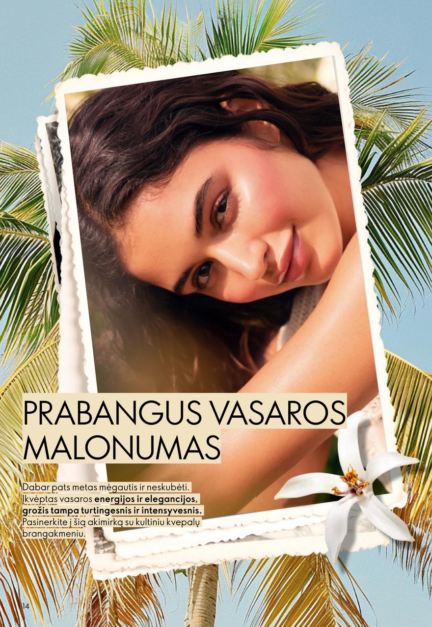 Oriflame katalogas akcijos nuo 
  2026-07-15 iki 
  2026-08-04 | Leidinukas.lt puslapis 14