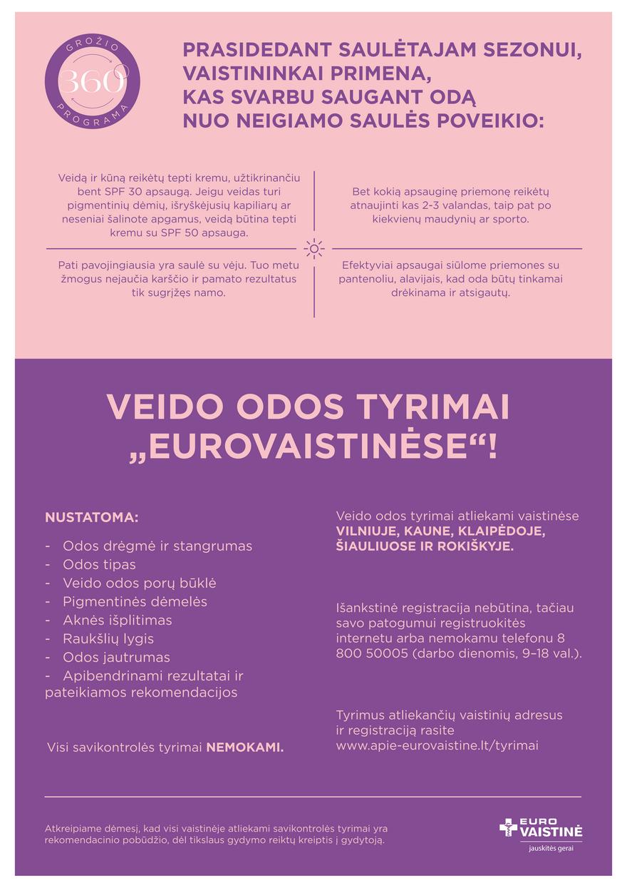 Euro vaistinė leidinys akcijos nuo 
  2022-05-03 iki 
  2022-05-31 | Leidinukas.lt puslapis 4