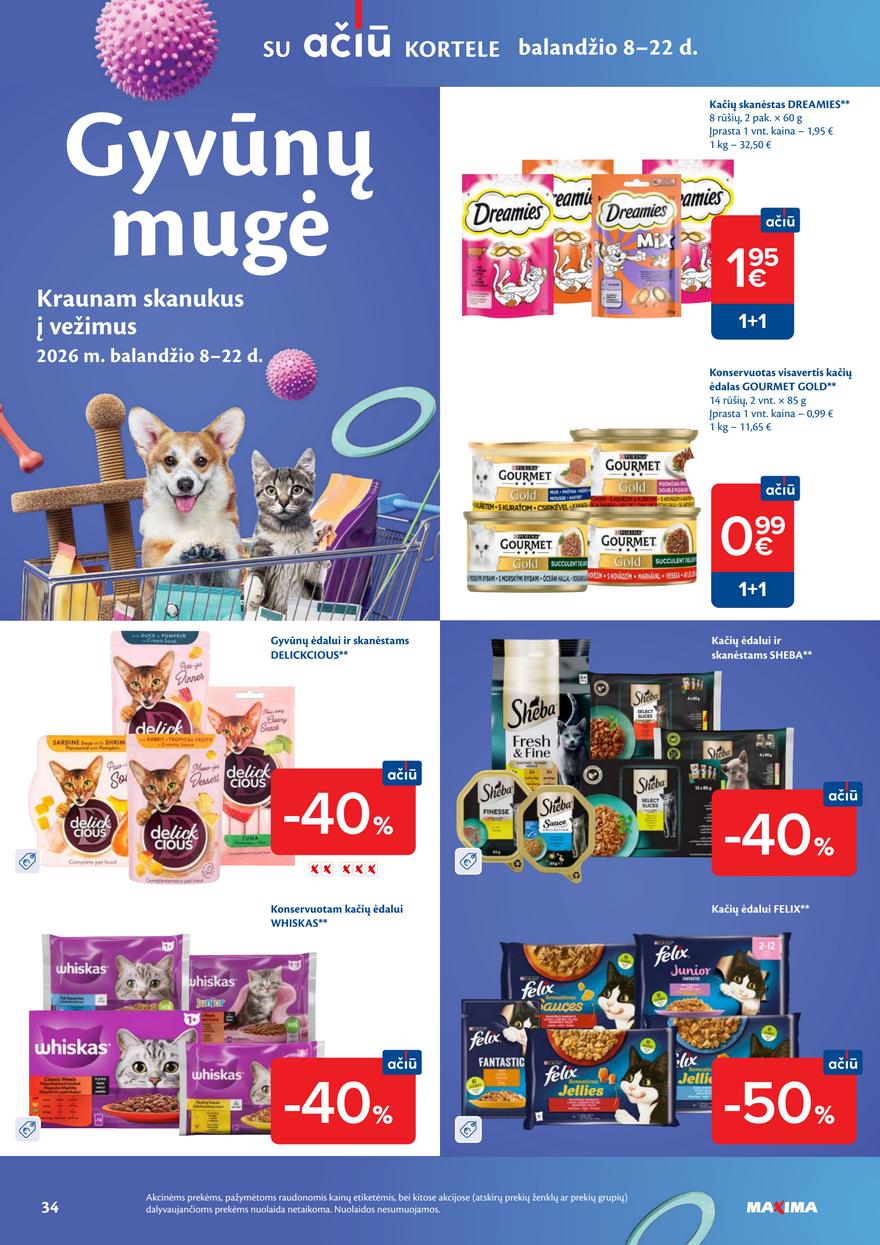 Maxima leidinys akcijos nuo 
  2026-04-14 iki 
  2026-04-20 | Leidinukas.lt puslapis 34