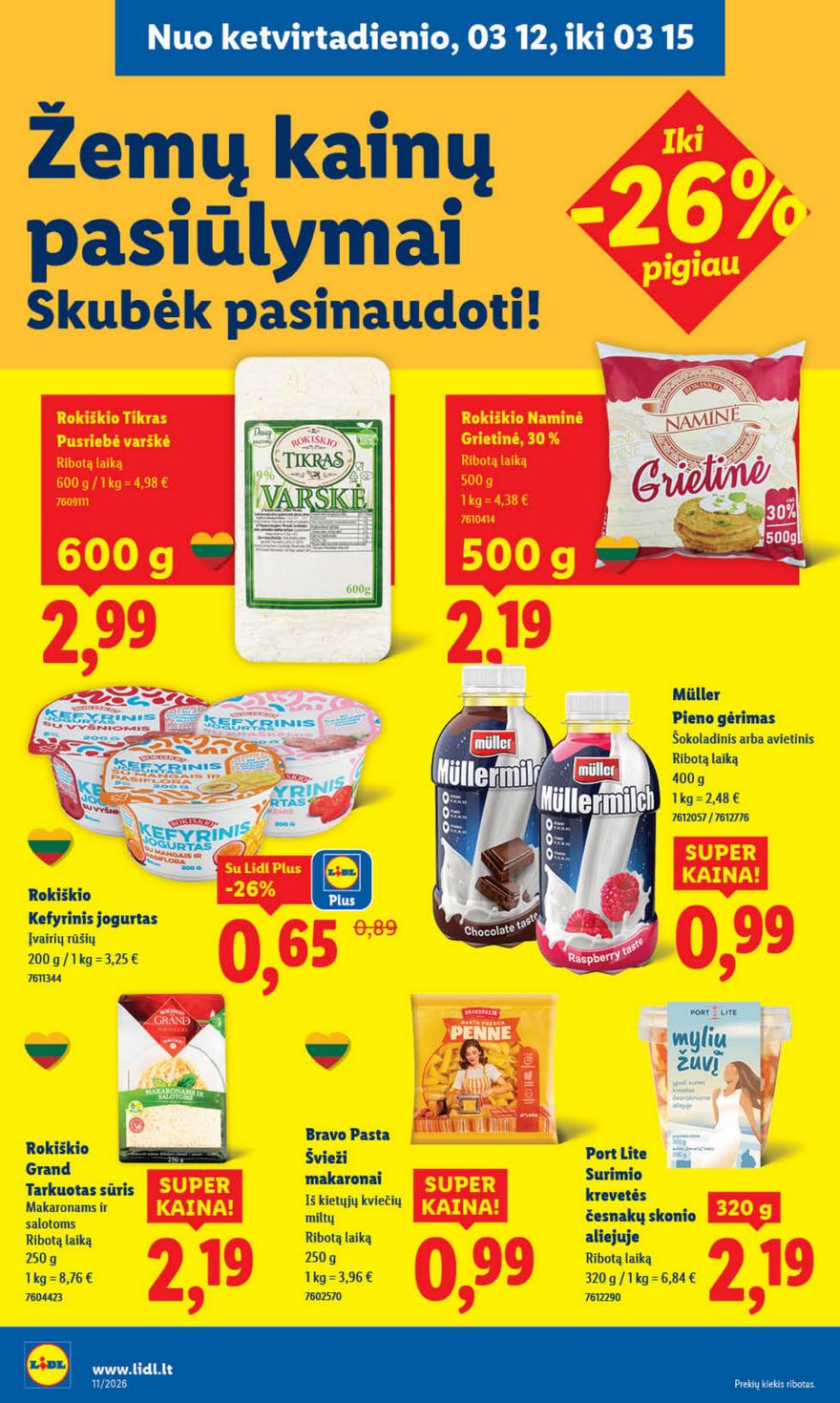 Lidl leidinys naujas akcijos nuo 
  2026-03-09 iki 
  2026-03-15 | Leidinukas.lt puslapis 32