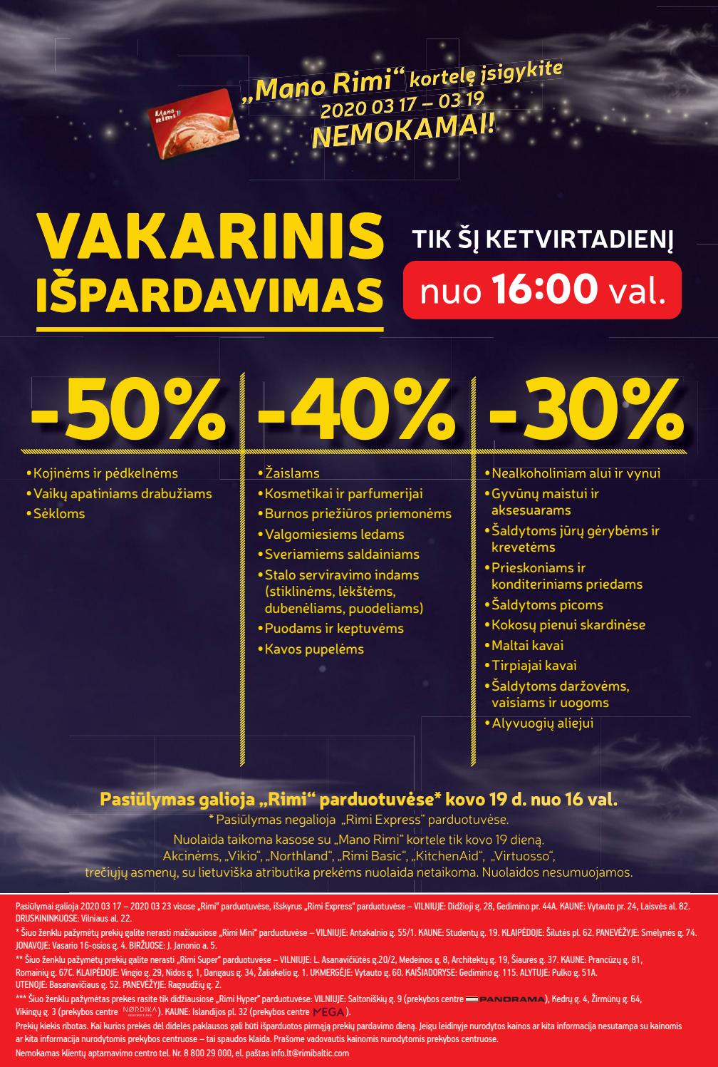 Rimi savaitinis leidinys akcijos nuo 
  2020-03-17 iki 
  2020-03-23 | Leidinukas.lt puslapis 24