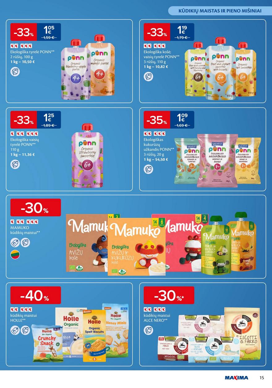 Maxima leidinys akcijos nuo 
  2024-02-20 iki 
  2024-03-04 | Leidinukas.lt puslapis 15
