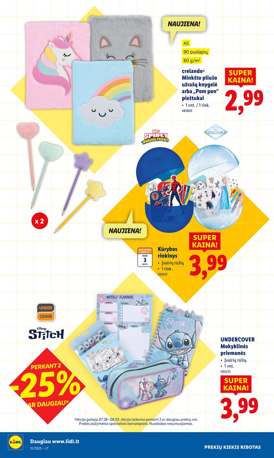 Lidl ne maisto leidinys akcijos nuo 
  2025-07-28 iki 
  2025-08-03 | Leidinukas.lt puslapis 12