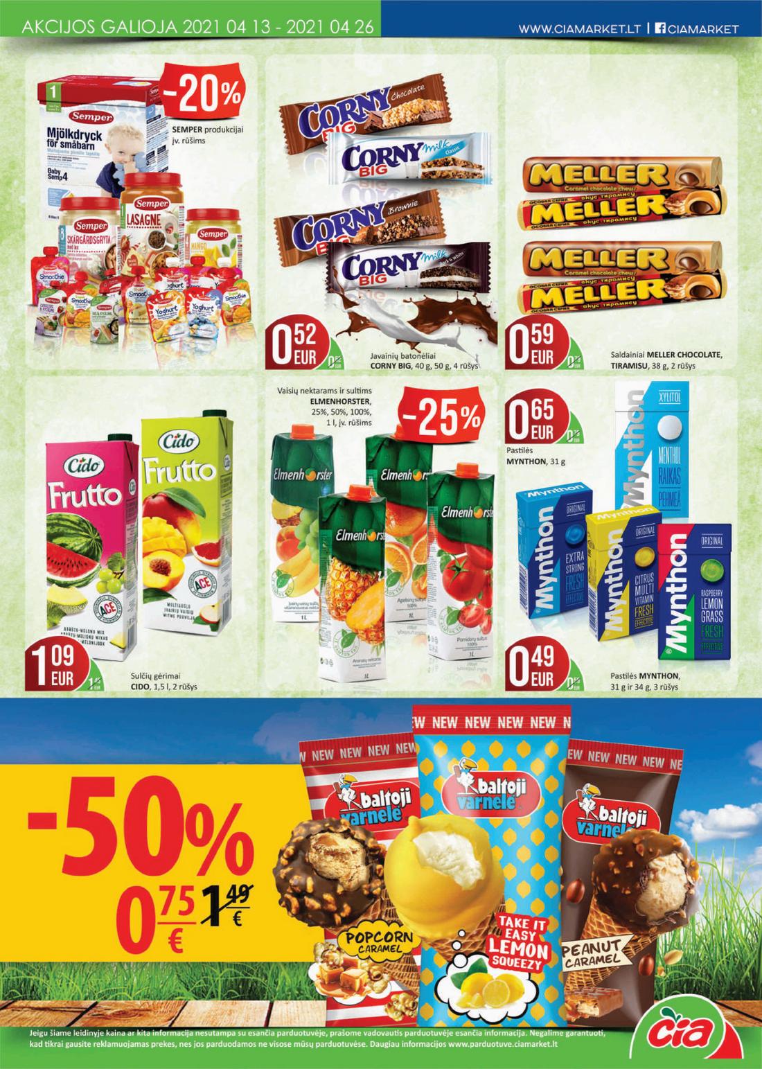 Čia market leidinys akcijos nuo 
  2021-04-14 iki 
  2021-04-26 | Leidinukas.lt puslapis 10