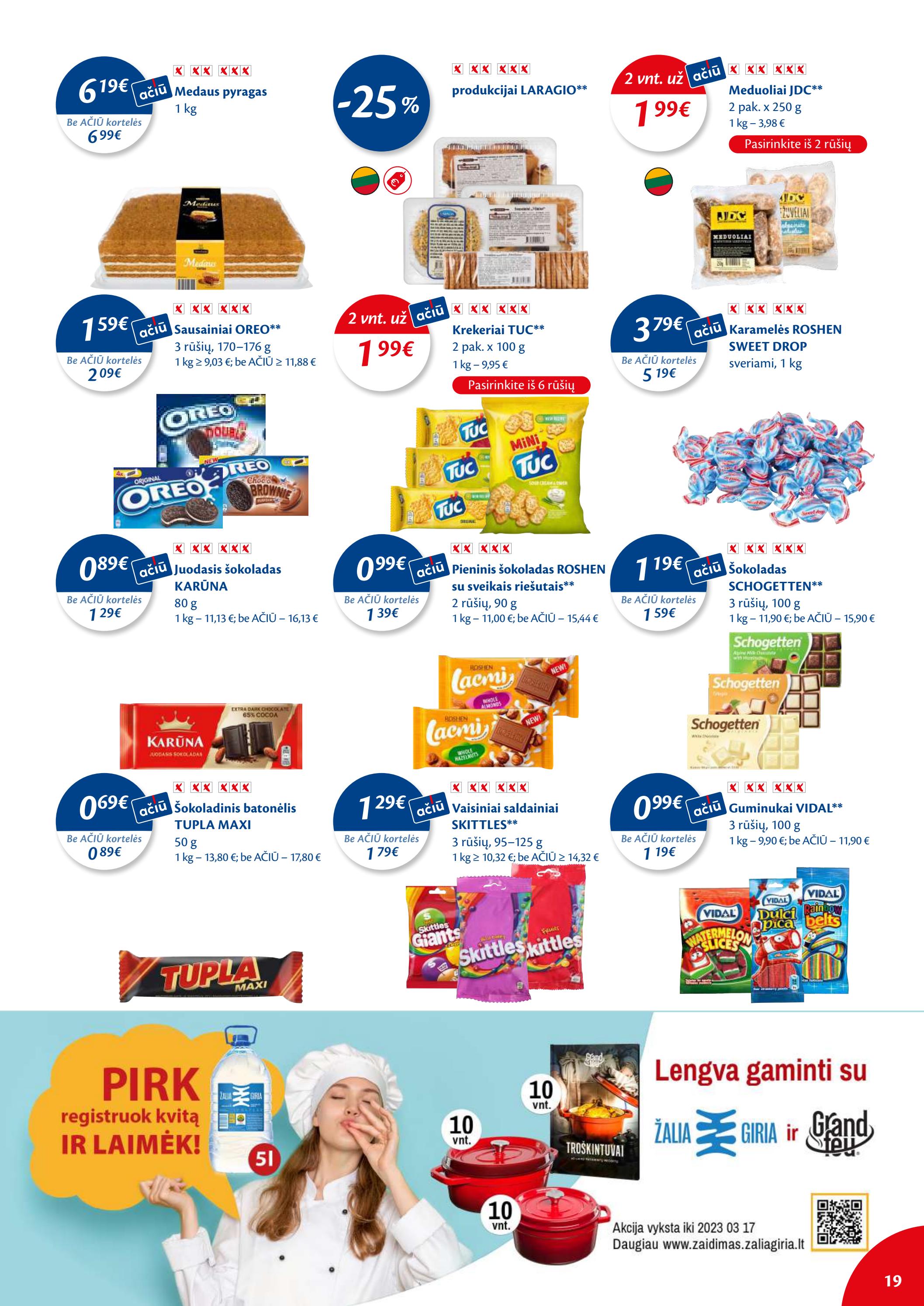 Maxima kaininis leidinys akcijos nuo 
  2023-02-14 iki 
  2023-02-20 | Leidinukas.lt puslapis 19